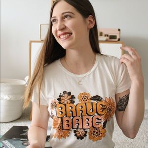 Dazey LA Brave Babe Distressed Tee